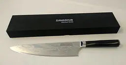 Ніж кухарський 24 см Damascus DK-AK 3009 AUS-10 дамаська сталь 73 шари - мініатюра 4