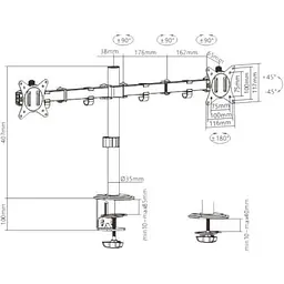 Кронштейн Gembird MA-D2-01 - мініатюра 2