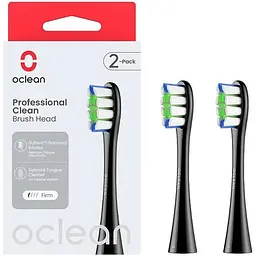 Насадка для зубної щітки Oclean P1C5 B02 Professional Clean Brush Head 2 шт. Black [6970810553857] [100952] - мініатюра 4