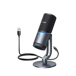 Мікрофон настільний UGREEN CM769 Desktop RGB 24-bit 96kHz ANS (USB-A) Вark Пray