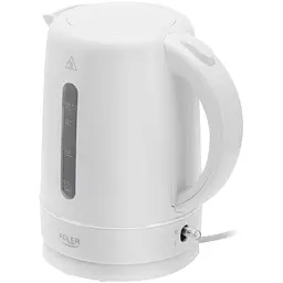 Електрочайник Adler AD 1385 white 2200Вт/ 1.7л/ пластик/ автовимкнення/ білий - мініатюра 2