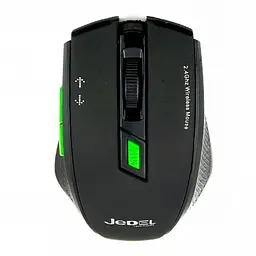 Бездротова ігрова миша чорна USB JEDEL W400 1600dpi - мініатюра 2