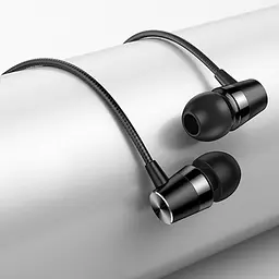 Провідні вакуумні навушники Usams EP-42 US-SJ475 3.5mm In-ear Earphone 1.2m black - мініатюра 3