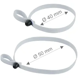 Фіксатор волосіні Stonfo 762 Spool Bands Size 2 50mm (5 шт/уп) - мініатюра 2