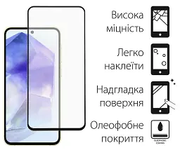 Скло захисне Dengos Samsung Galaxy A55 5G 2pcs (DG-TG2P-14)