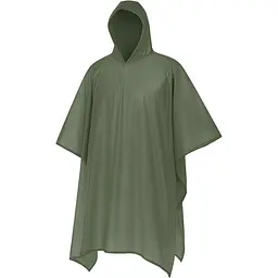 Дощовик-пончо з капюшоном у чохлі oversize оливковий (6901802021252)