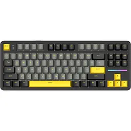 Клавіатура Attack Shark X87 RGB Linear Strawberry Switch Star Black (AS-6972792470429-SB) [166733]