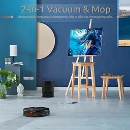 Робот пилосос Kyvol Cybovac S31 Lidar/110ml+500ml/5200 mA/3000 pa/Google Assistant,Amazon Alexa - мініатюра 10