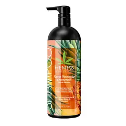 Шампунь "ананас-медова диня" для об'єму Hempz 1000 ml - мініатюра 2