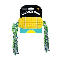 Іграшка для собак Bronzedog PetFun Кукурудза з канатом - мініатюра 2