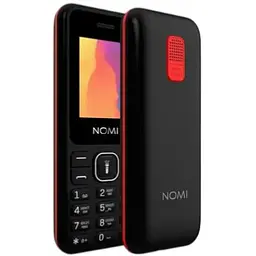 Мобільний телефон Nomi i1880 Black-Red (UA UCRF)