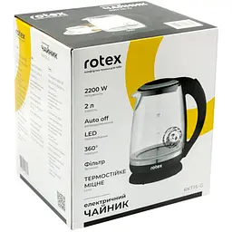 Електрочайник Rotex RKT15-G [120263] - мініатюра 3