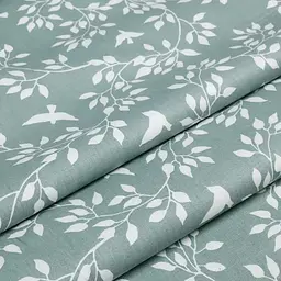 Простирадло Cosas на резинці 90х200х25 floret cs1, м'ята (BirdsFoliageMint_90x200x25) - мініатюра 4
