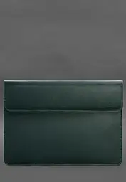 Шкіряний чохол-конверт BlankNote на магнітах для MacBook Pro 16" Зелений - мініатюра 2
