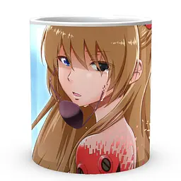 Кухоль GeekLand Evangelion Євангеліон Аска EVA 002.13 330 мл білий - мініатюра 2