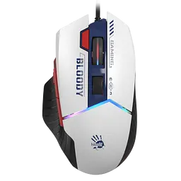 Миша A4Tech Bloody W95 Max Sports RGB Navy White