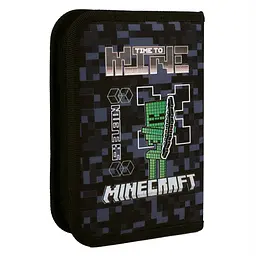 Шкільний пенал твердий одинарний без клапана Yes Minecraft Alpha HP-02 - мініатюра 2