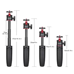 Штатив Ulanzi Vijim Mini Portable and Adjustable Desktop Tripod чорний (UV-1601 MT-08) - мініатюра 3