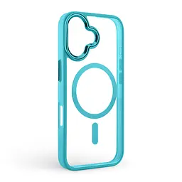 Чехол Apple iPhone 16, Unit MagSafe, зеленый, прозрачный, магсейф, противоударный, магнитный, панель-накладка с поддержкой MagSafe, с поддержкой беспроводной зарядки, TPU+PC, защита всего корпуса, ударопрочный, ArmorStandart (ARM79293) - мініатюра 2