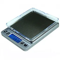 Ваги ювелірні електронні з цифровим LCD дисплеєм та двома чашами до 500гр поділ 0,01гр UKC 6295A - мініатюра 4