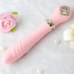 Вибратор Zalo - Desire с подогревом, 22.8х3.8 см розовый - миниатюра 4