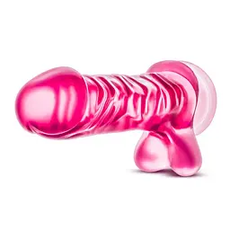 Фалоімітатор Blush Yours Basic, 19 см (рожевий) - мініатюра 4