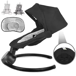 Заколисуючий центр Kidwell 2в1 REVE Black/Silver - мініатюра 6