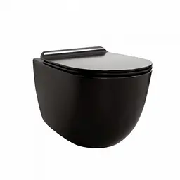 Кришка для унітаза Simas Vignoni soft-close (VI004) Black, Чорний - мініатюра 2