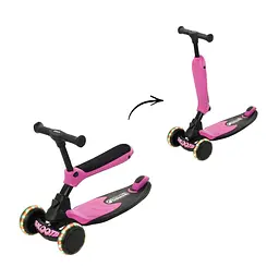 Самокат-велобег Hauck Skootie Neon Pink, рожевий (85204-4) - мініатюра 4