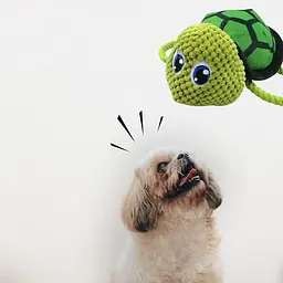 М’яка іграшка для собак з канатом Derby Squeaky&Funny Sea ​​Creatures - мініатюра 6