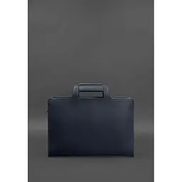 Сумка для ноутбука та документів BlankNote Жіноча шкіряна 15 Dark Blue (BN-BAG-36-navy-Blue) - мініатюра 5