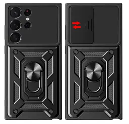 Панель BeCover Military для Samsung Galaxy S23 Ultra SM-S918 Black (709998) - мініатюра 2