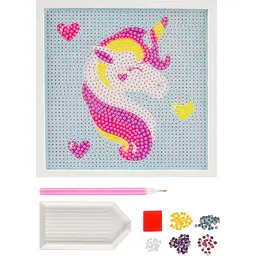 Алмазная картина Grafix Unicorn 15х15 см (200034_2) - мініатюра 2