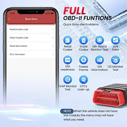 Універсальний автосканер Мультимарочний OBD2 Thinkcar ThinkDiag Mini Професійний діагностичний автомобільний сканер ОБД2, EOBD, ELM327 (19804) - мініатюра 9
