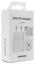 Зарядний пристрій Samsung Note 10 EP-ta800 PD25W 1 Type-C блок адаптер білий - мініатюра 4