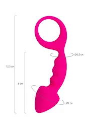 Анальний стимулятор ToDo Anal Plug Bong 12.5 см (рожевий) - мініатюра 13