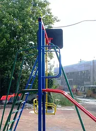Ігровий комплекс для вулиці з гойдалками і гіркою - мініатюра 5
