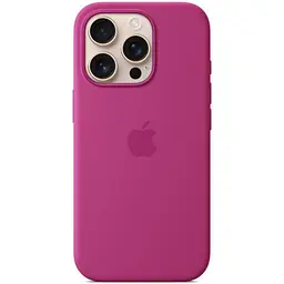 Силіконовий чохол CasePro Silicone Case with MagSafe Fuchsia для iPhone 16 Pro - мініатюра 3