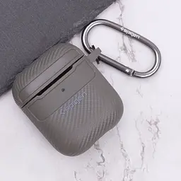Футляр SGP Shockproof для навушників Airpods 1/2 Grey - мініатюра 3