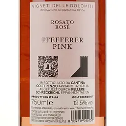 Вино Colterenzio Pfefferer Pink, 12,5%, 0,75 л - мініатюра 3