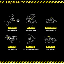 Чохол до мобільного телефона Armorstandart CapsulePro Waterproof Floating Case Yellow (ARM59235) - мініатюра 2