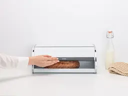 Хлібниця металева Brabantia Roll Top Bread Bin 44.5x26.2х17.3 см біла (306020) - мініатюра 5