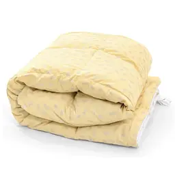 Набір MirSon пуховий №9517 Bio-Beige зима ковдра 200х220 см + 2 подушки бежевий (2200010805260) - мініатюра 5