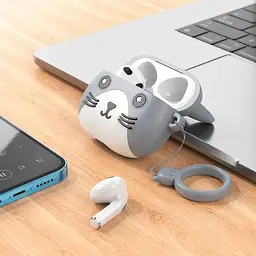Навушники Hoco Cat True wireless stereo headset EW46 сірі - мініатюра 6