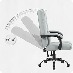 Крісло офісне Cabro C505 Grey тканина - мініатюра 9