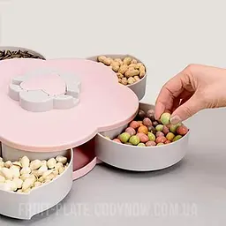 Обертова тарілка для закусок Rotating Fruit Plate - мініатюра 6