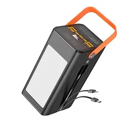 Універсальна мобільна батарея Hoco DB49 Action 22.5W fully compatible 100 000mAh чорний