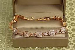 Браслет Xuping Jewelry Сяйво Елізи 19 см 8 мм золотистий