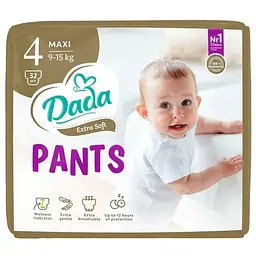 Підгузки Dada Extra Soft 4 Maxi (9-15 кг) 32 шт (4820174980689)
