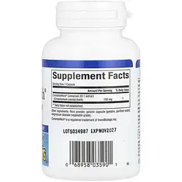 Екстракт кориці Natural Factors WellBetX CinnamonRich 150 мг 60 капсул - мініатюра 2